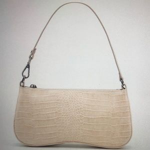 JW PEI Eva shoulder bag Ivory Croc